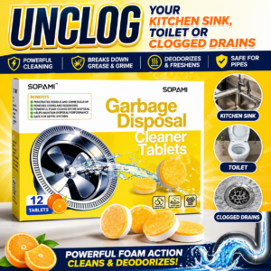 B-1(b) DrainBlast Pro - Power-Clean Drain Tablets – Unclog Sinks, Toilets & Pipes”