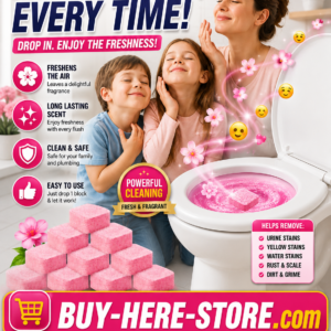 B-1(h) 10PCS Toilet Cleaning Effervescent Tablets – Powerful Deodorizing Toilet Cleaner