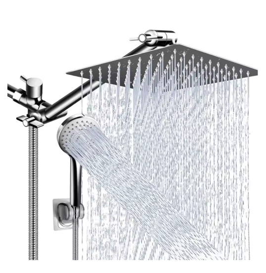 A-1(r) Luxury 12-Inch Rainfall Shower Head Combo – High Pressure 3-Way Spa Shower System - Image 2