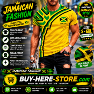 B-1(j) IslandSpirit Jamaica Hummingbird Graphic T-Shirt