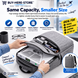 A-1(G) Mini Compatible 3-Piece Mobile Power Kit – [ Starlink ] - 99Wh Battery + Car Mount + Car Adapter